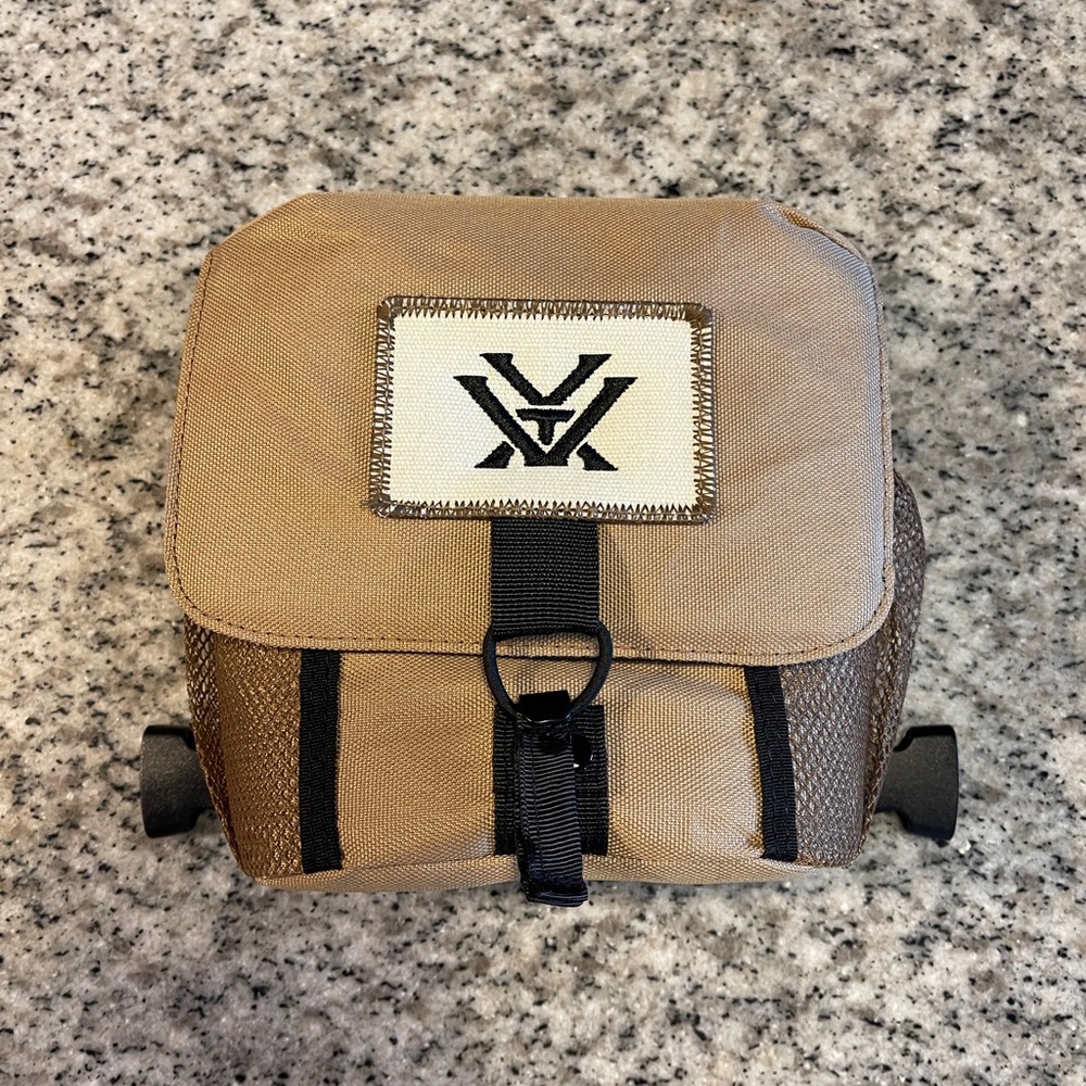 Vortex Glasspak Binocular Tan Case Missing Strap - image 1
